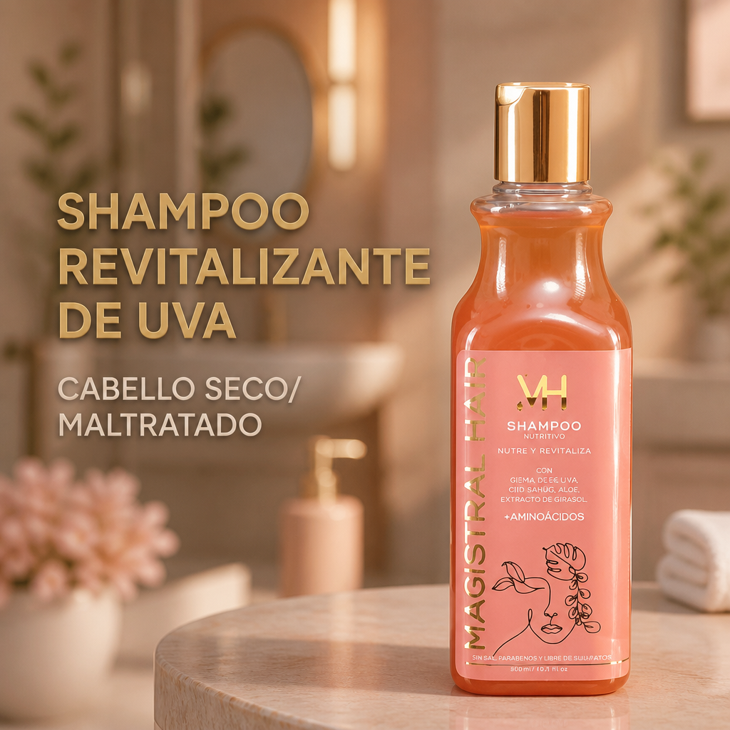SHAMPOO REVITALIZANTE DE UVA
